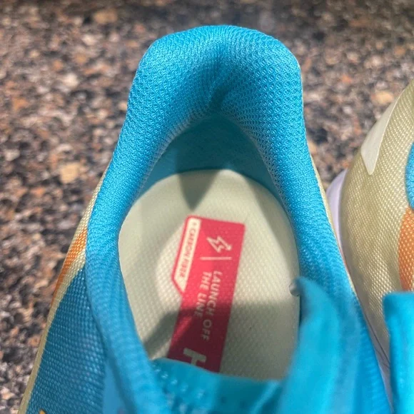 Hoka Blue and Orange Athletic Shoes rocket X Men’s 11 /ladies 12 - Picture 4 of 9